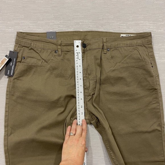 Buffalo SAM-X Brown Denim Jeans Mens Size 40 x 30 Slim Fit Straight Leg - Picture 8 of 11